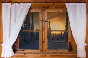 Fensterschutz Winter Kälte